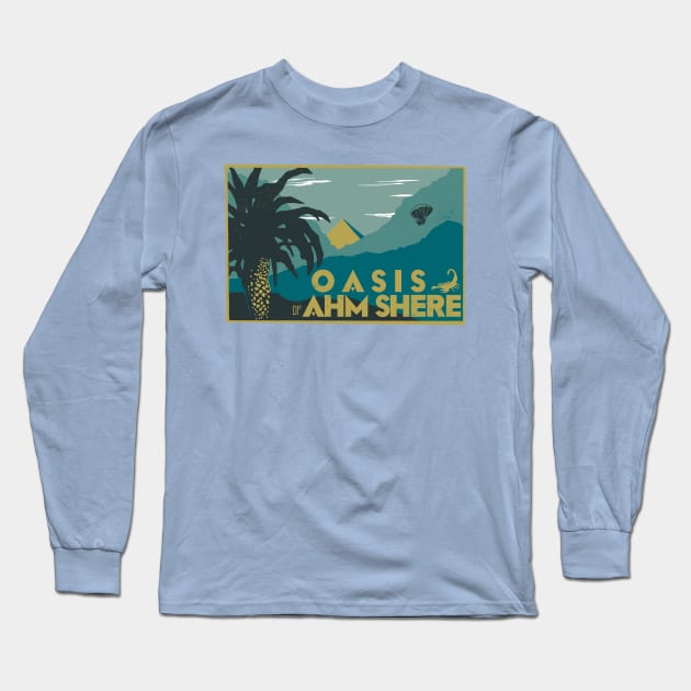 Oasis of Ahm Shere Long Sleeve T-Shirt by theSteele